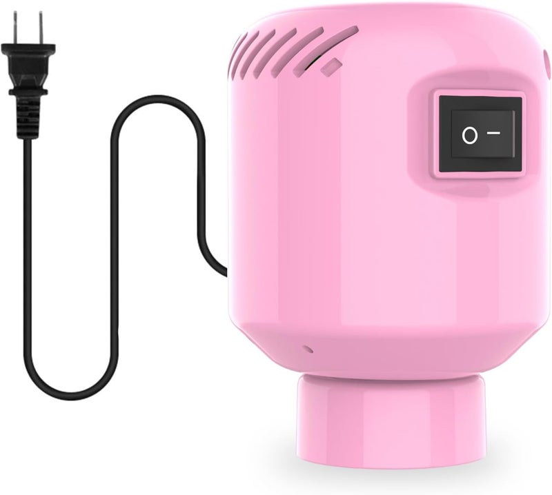 BAMCOO Electric Pump for Vacuum Storage Bags, Travel Vacuum Pump for Various Vacuum Seal Bags Portable Vacpack Air Pump for Compression Clothing Blanket Luggage Pink (Storage Bag Not Included) - Image 1